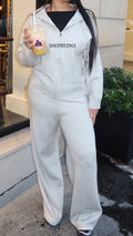 Ensemble en Maille Gris