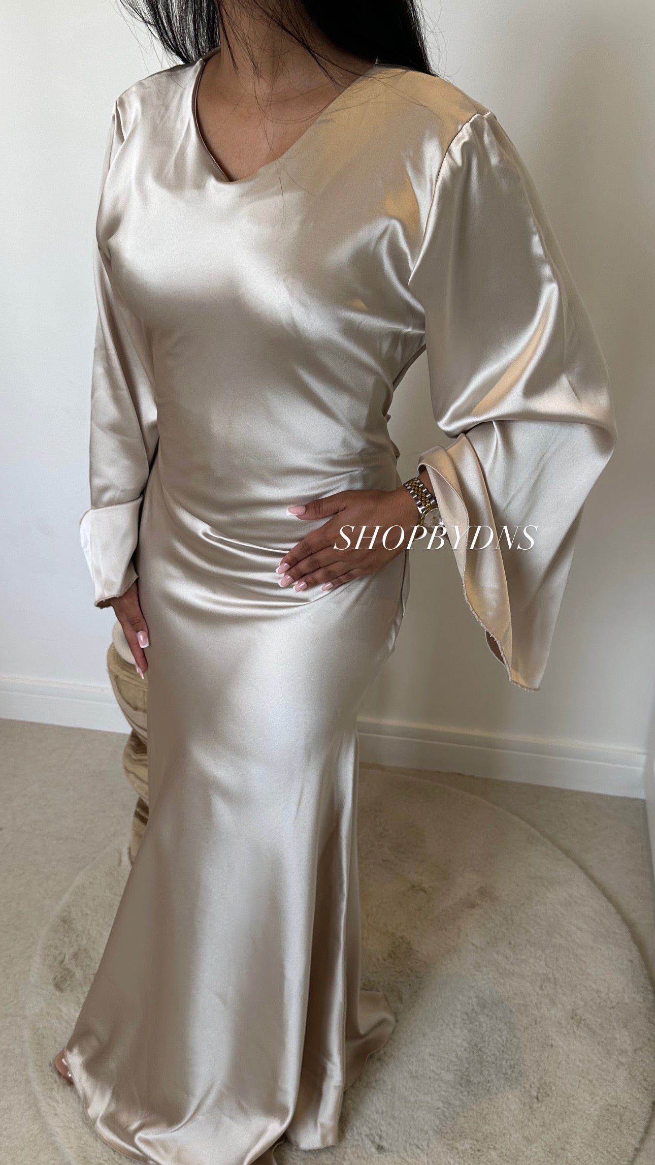 Robe mayra beige