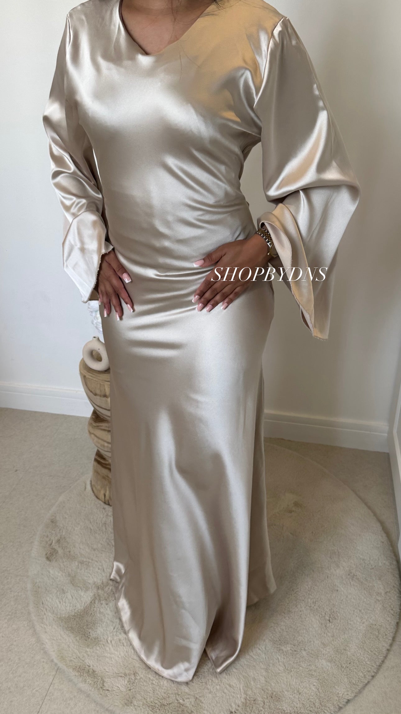 Robe mayra beige