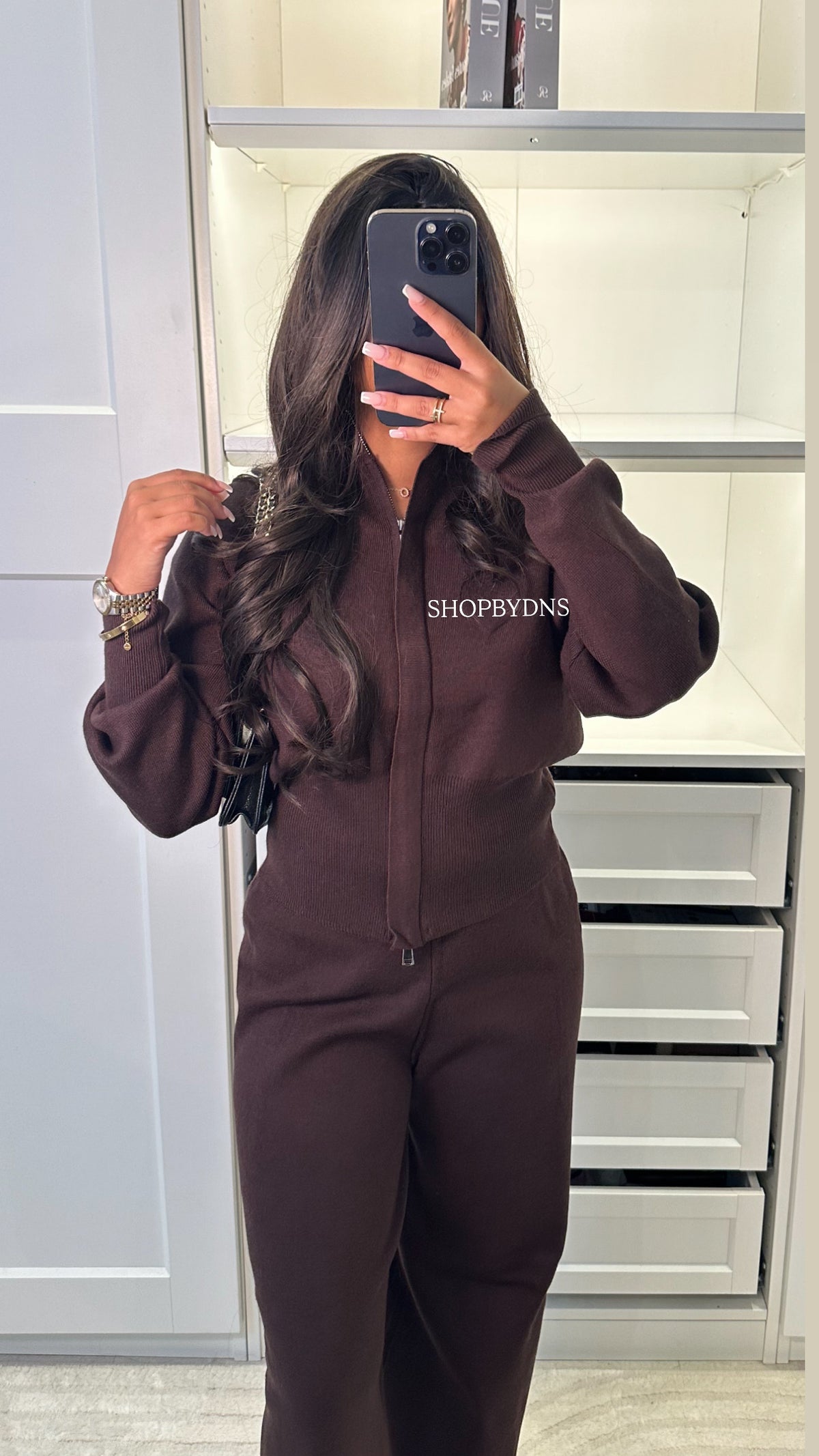 Ensemble Zippé Chocolat
