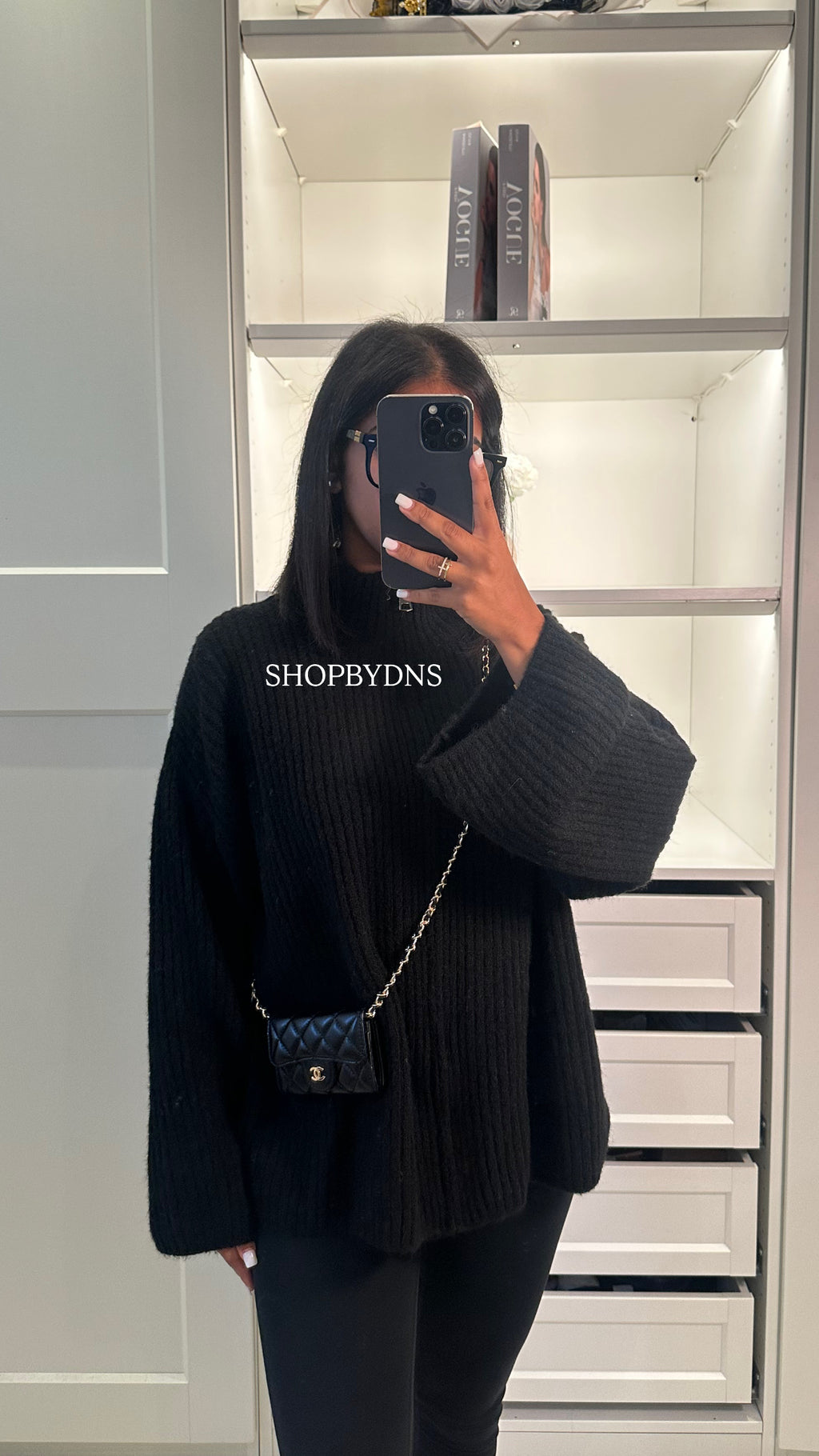 Gillet en maille noir
