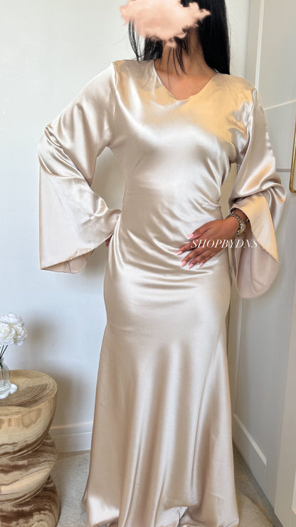 Robe mayra beige